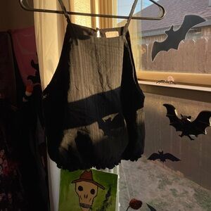 Women’s Harper heritage black tank top